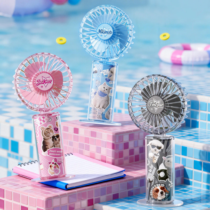 Women's portable design hand fan Kalsten