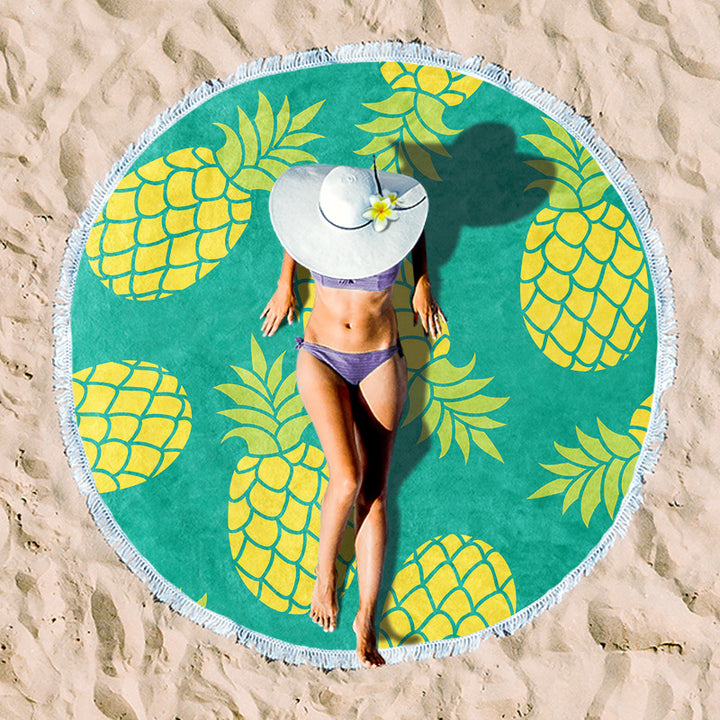 Rundstrand towel with unique sunset design Kalsten