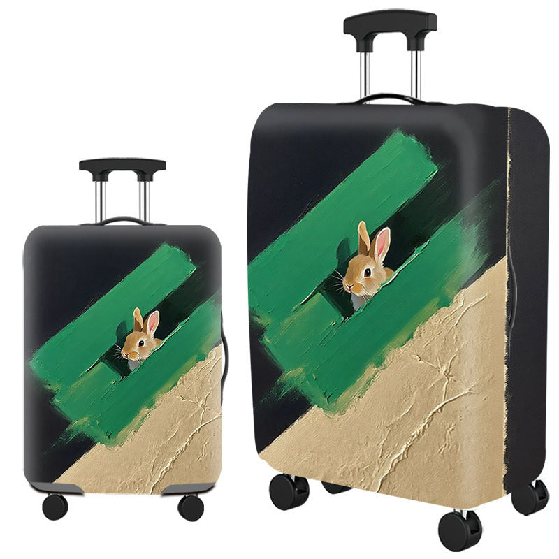 Artistic Cat-Themed Hard Shell Suitcase Kalsten