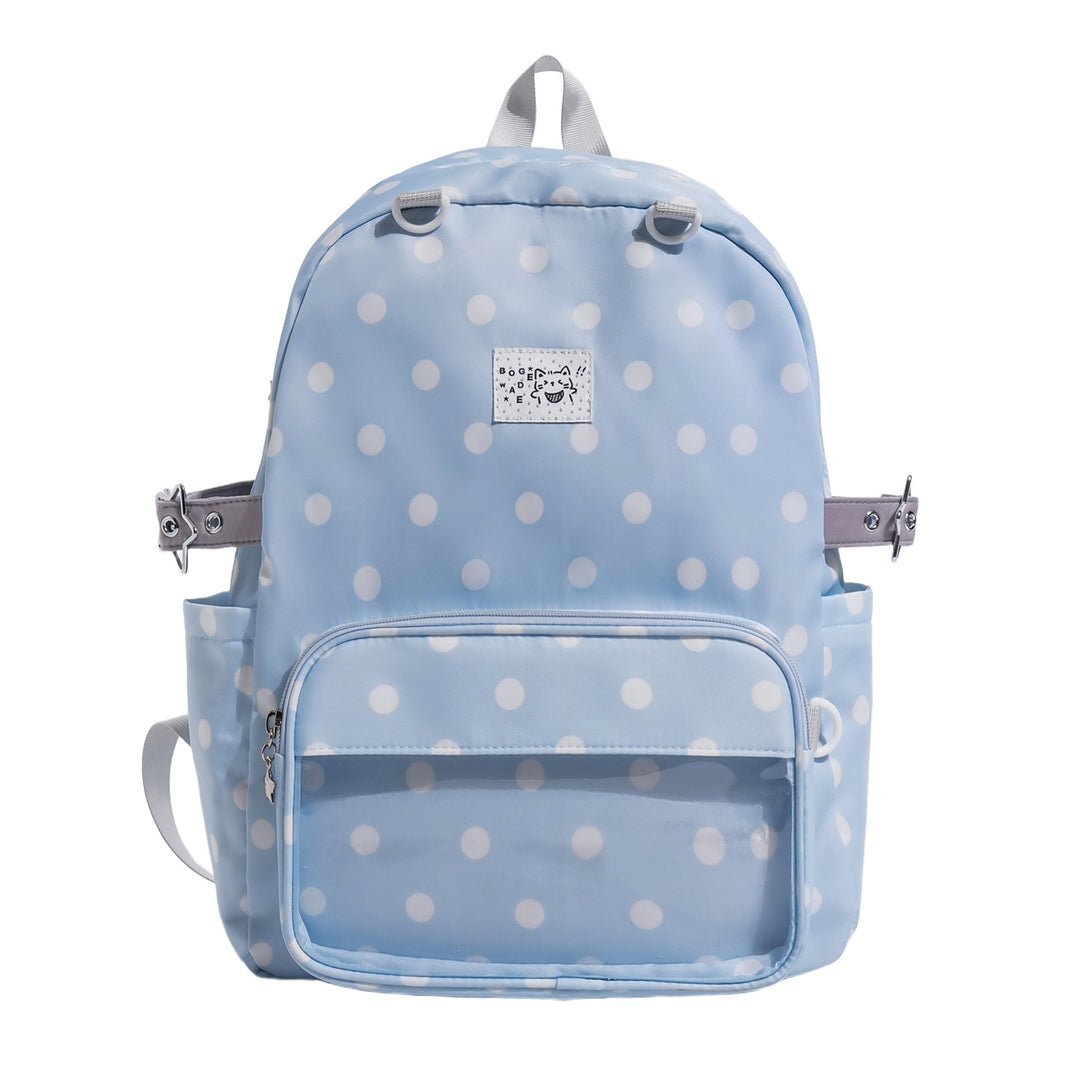 Polka Dot Patterned School Backpack Kalsten