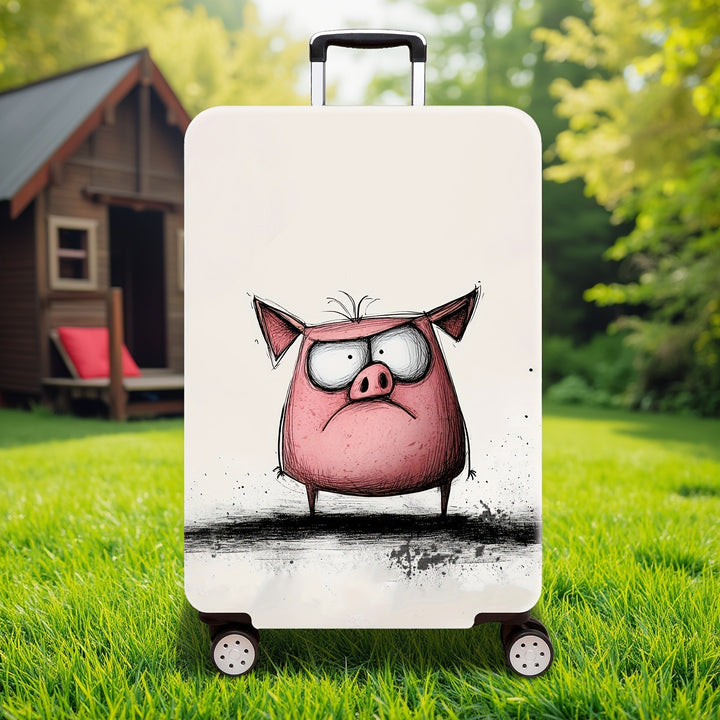 Unisex Hard Shell Suitcase with Creative Bunny Design Kalsten