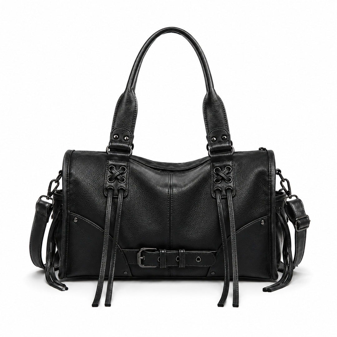 Elegant Structured Leather Handbag