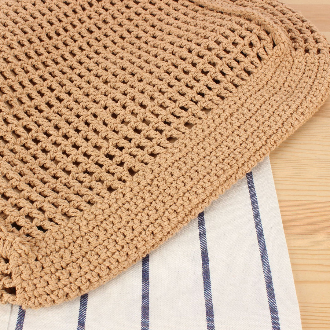 Hand-knotted tote bag with elegant structure Kalsten