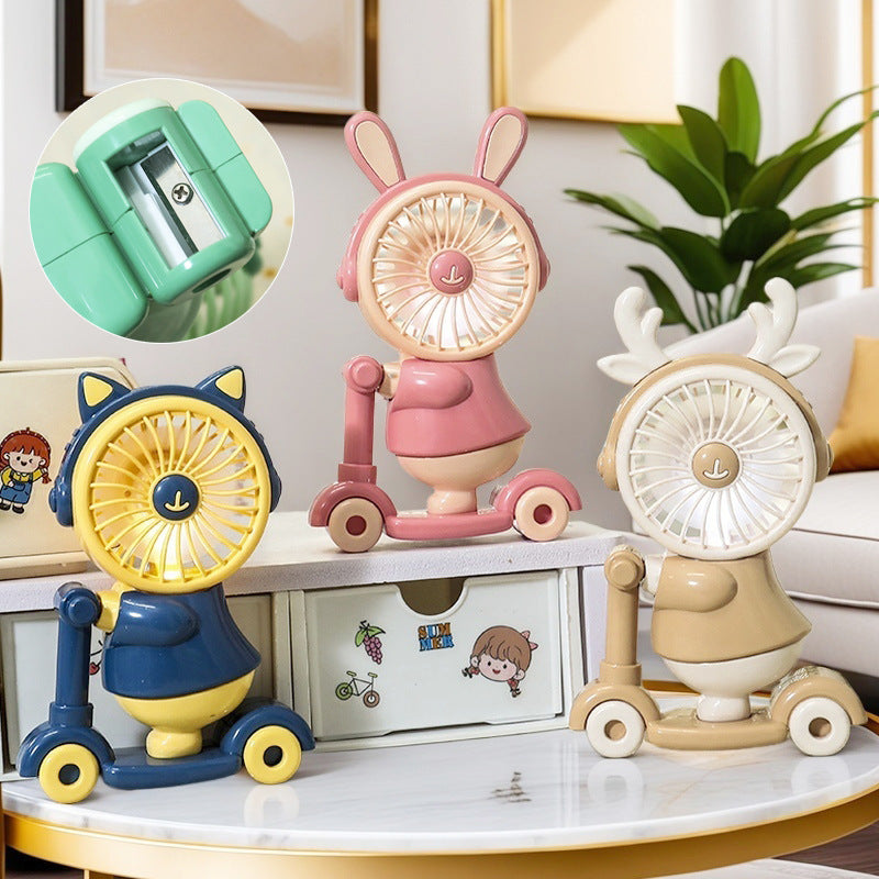 Ladies Portable USB Fan in Cute Animal Design Kalsten