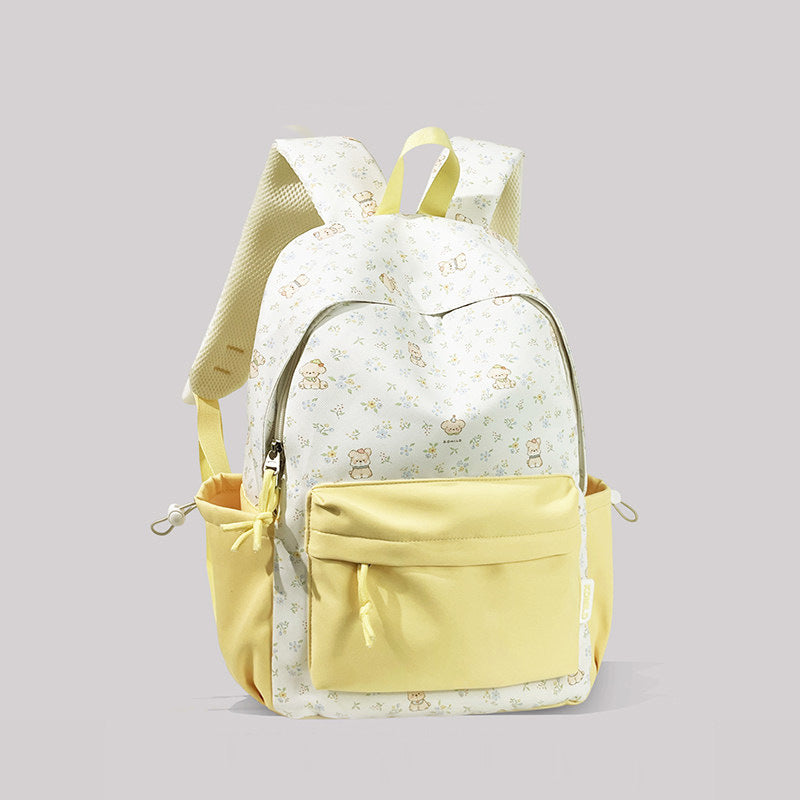 Playful Character Print Backpack Kalsten