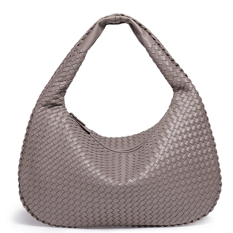 Woven Leather Shoulder Bag Kalsten