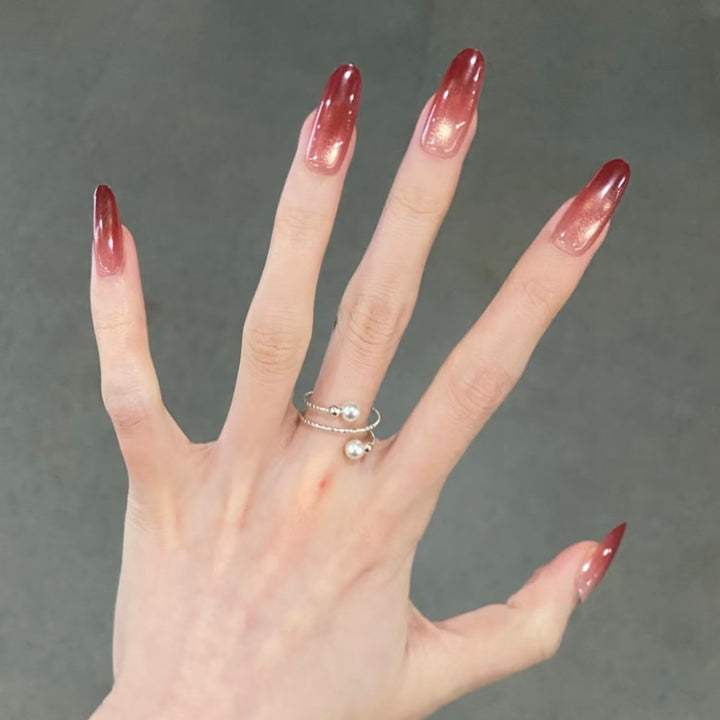 Ombre Stiletto Nail Enhancements