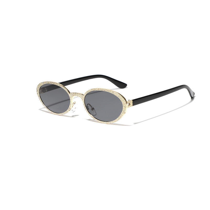 Women Glamorous Sunglasses with Sparkling Frame Decoration Kalsten
