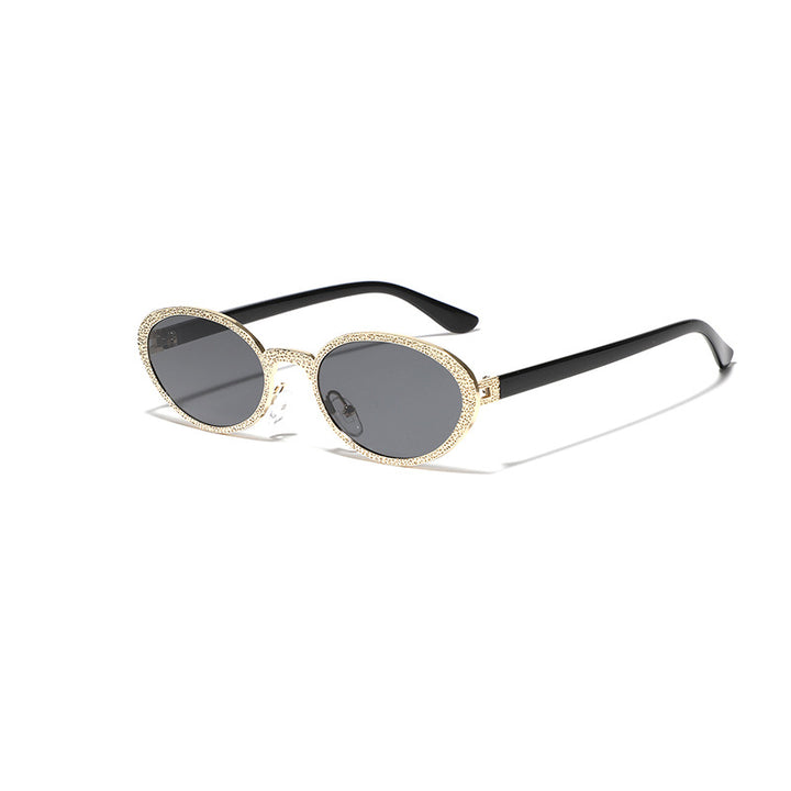 Women Glamorous Sunglasses with Sparkling Frame Decoration Kalsten