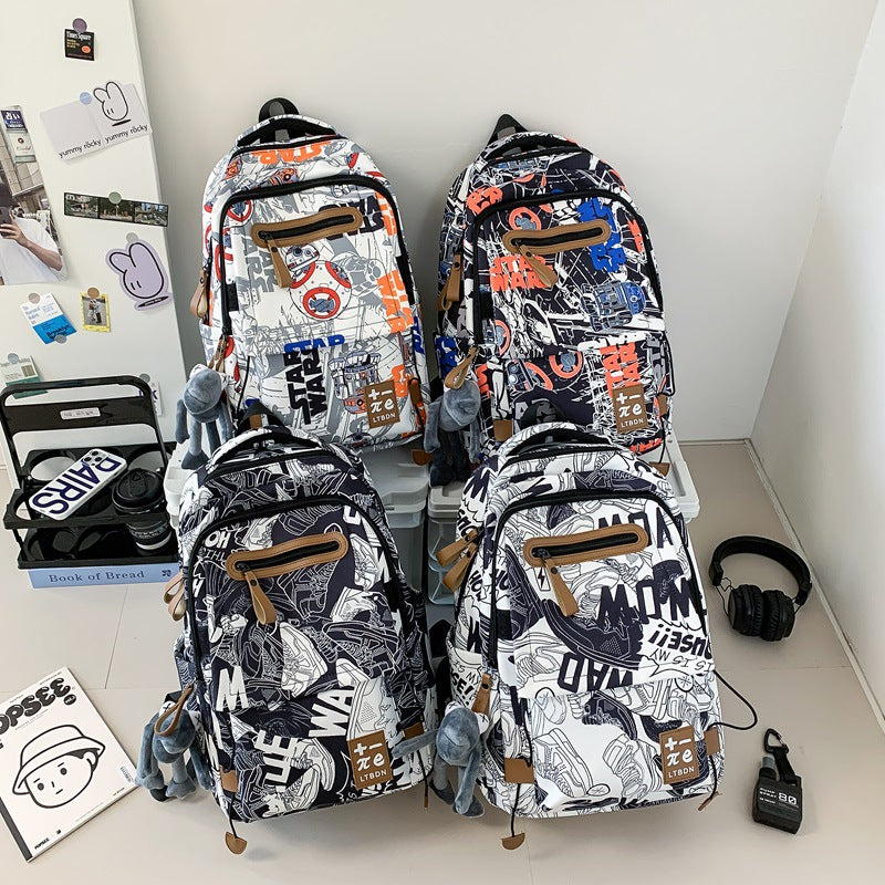 Fashionable Patterned Backpack Kalsten