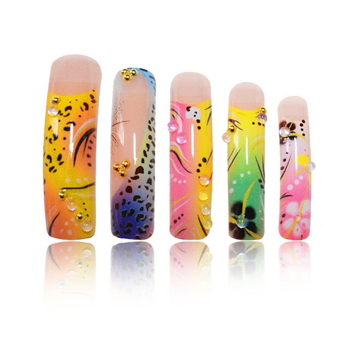 Artistic Long Nail Enhancements Kalsten