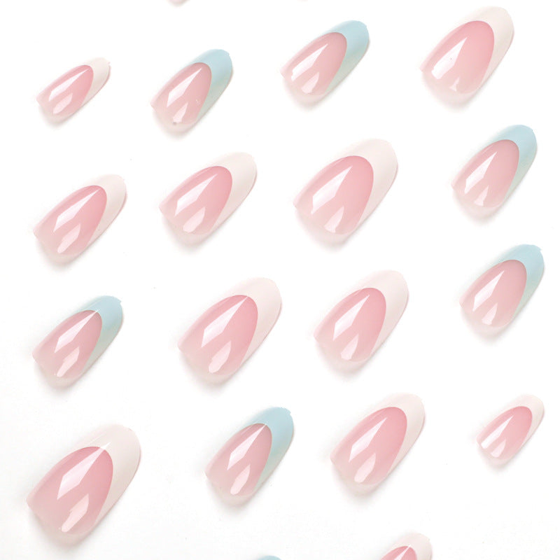 Artful nail art with French design Kalsten