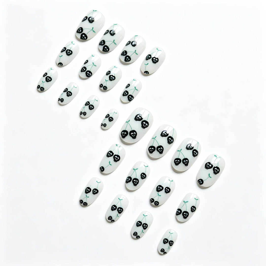 Edgy Skull Cherry Nail Art Kit