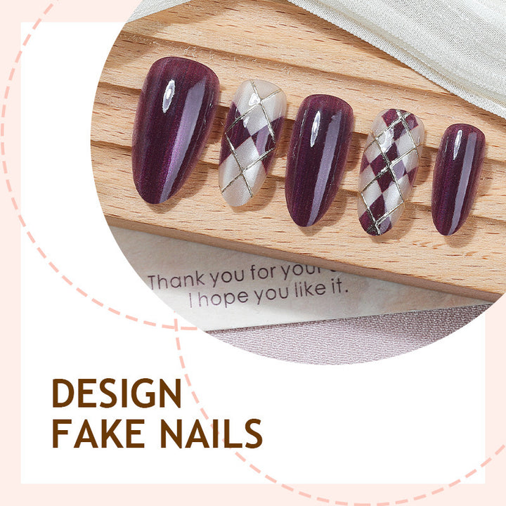 Nail set with elegant design and high-quality shine Kalsten