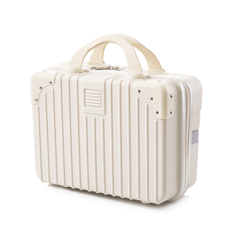 hard-shell cosmetic travel case with double top handles and reinforced corner protectors Kalsten