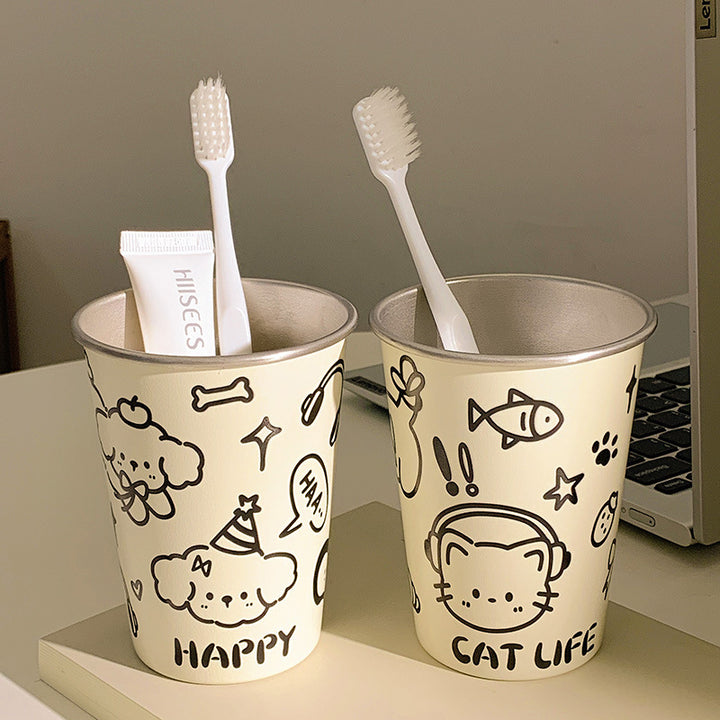 Playful paper cup with cheerful animal design Kalsten