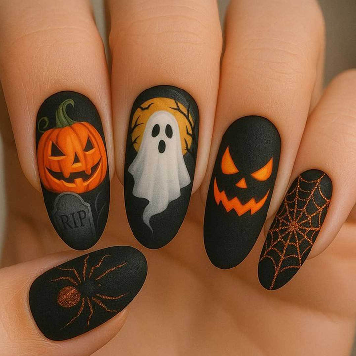 Spooky Halloween-Themed Nail Art Kit