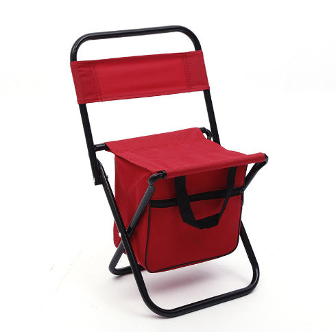 Unisex Folding Chair with Insulated Cooler Bag Kalsten