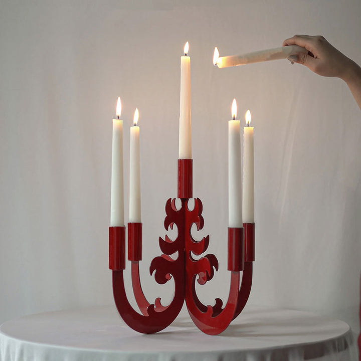 Ornate Metal Candle Holder