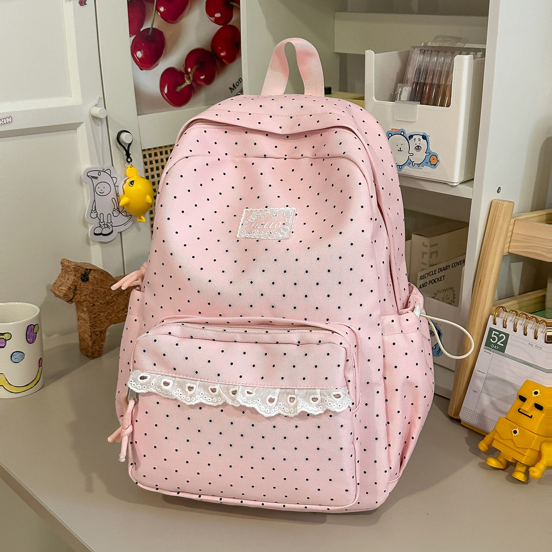 Adorable Polka Dot Backpack Kalsten