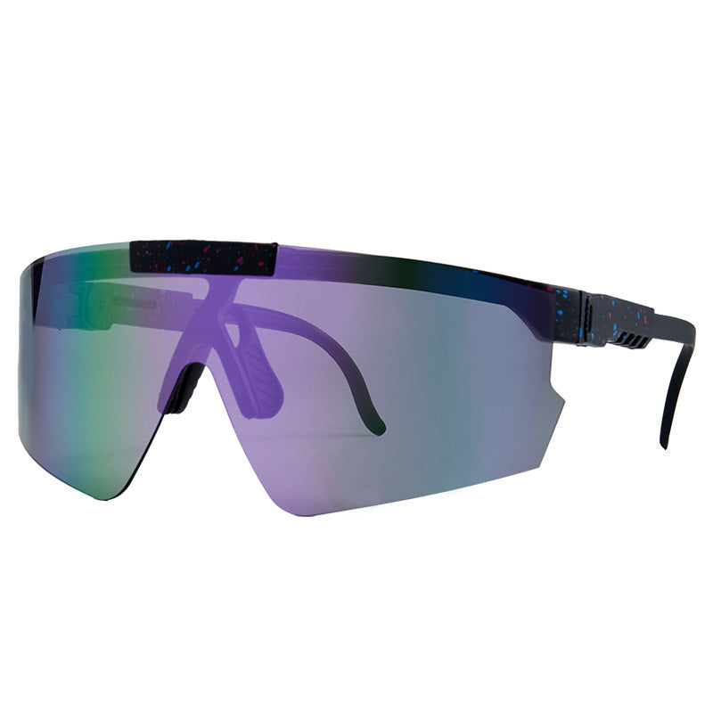 Women's sport sunglasses in modern design with large lenses Kalsten