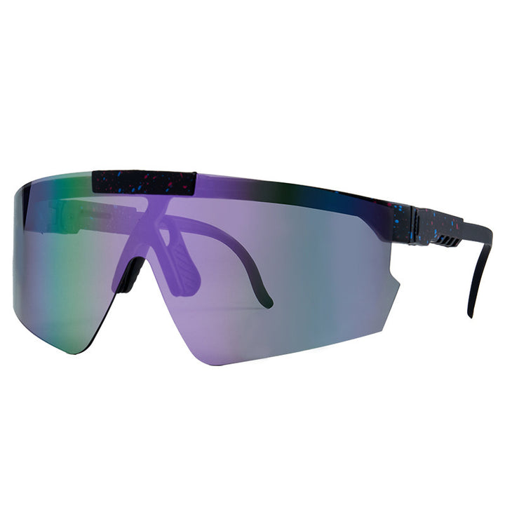 Women's sport sunglasses in modern design with large lenses Kalsten