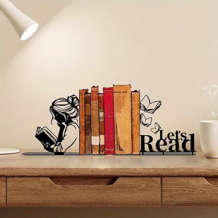 Artistic Reading Bookends