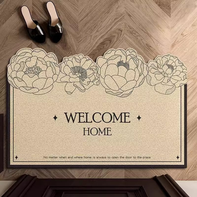 Floral Welcome Mat Kalsten
