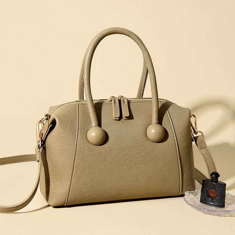 Stylish Textured Handheld Satchel Kalsten