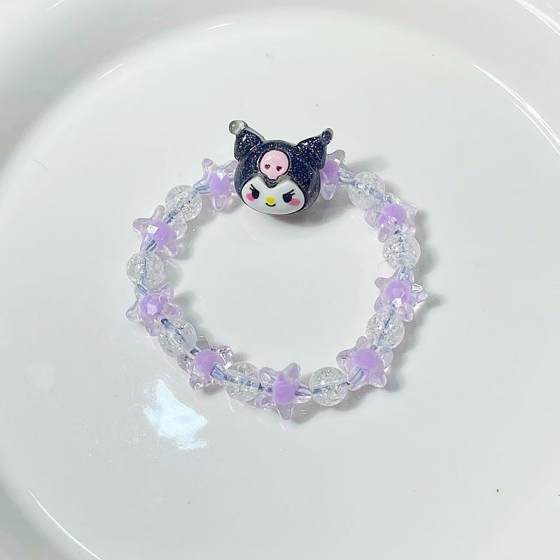 Playful bracelet with stars and cute pendant Kalsten