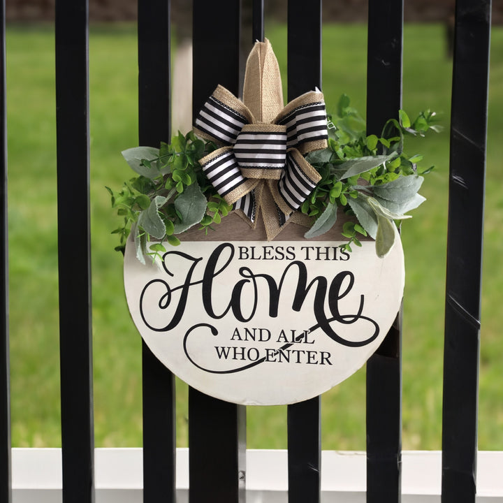 Rustic Home Blessing Wall Decor