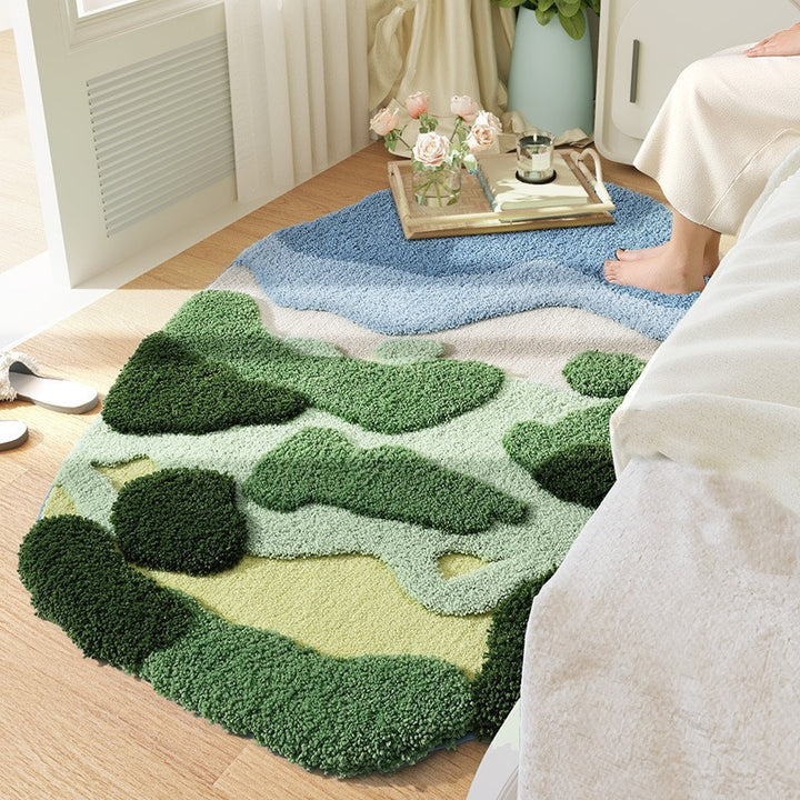 Floral Pattern Bath Mat Kalsten