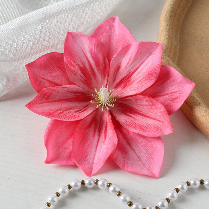 Elegant Fabric Floral Clip