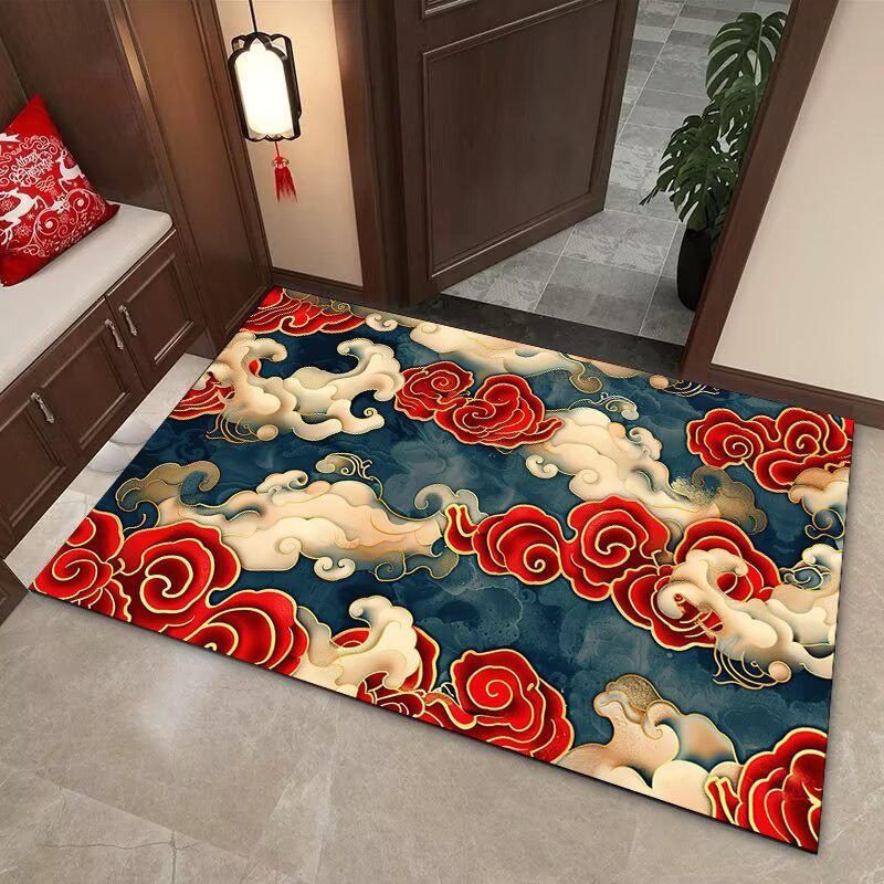 Elegant Cloud Motif Area Mat Kalsten