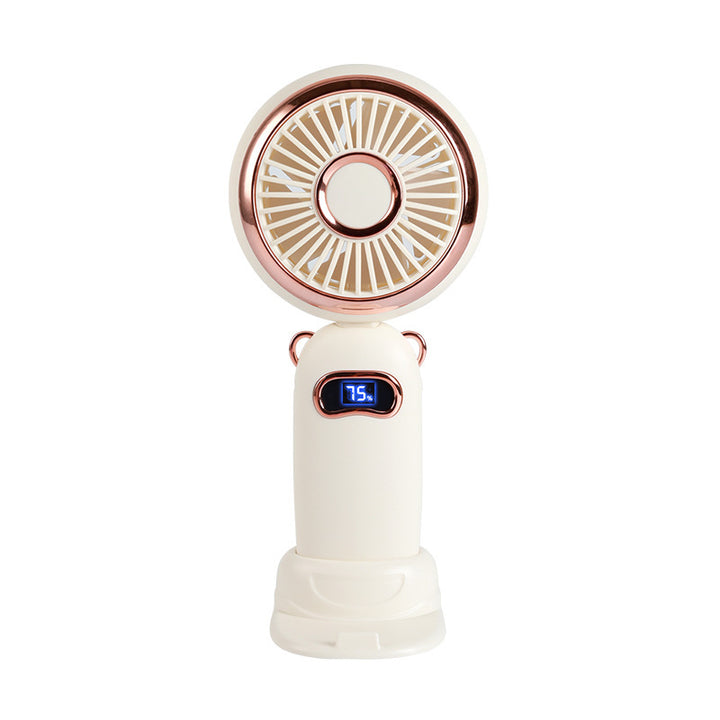 Unisex Portable Mini Hand Fan with Digital Control Kalsten