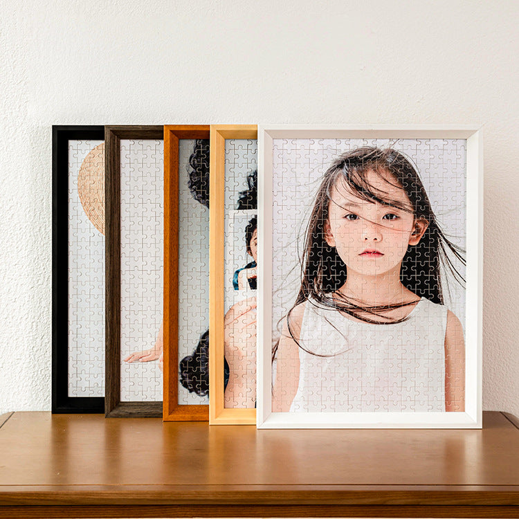 Puzzle Artwork Display Frame for Home Decor