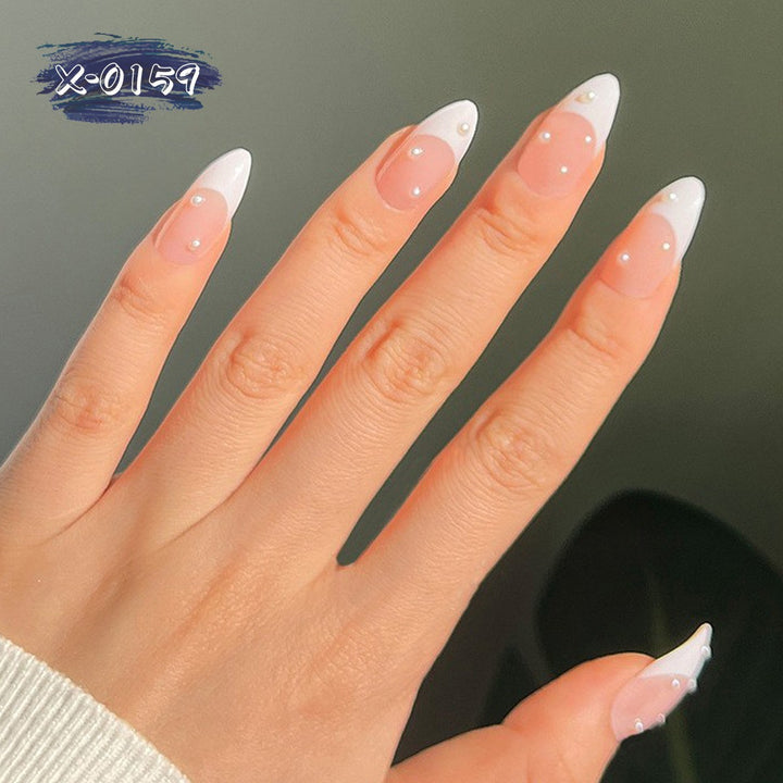 Elegant French Tip Acrylic Nail Kit