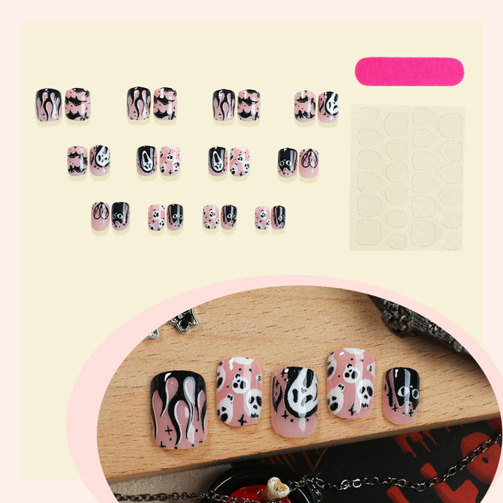 Nail art set with creative Halloween design Kalsten