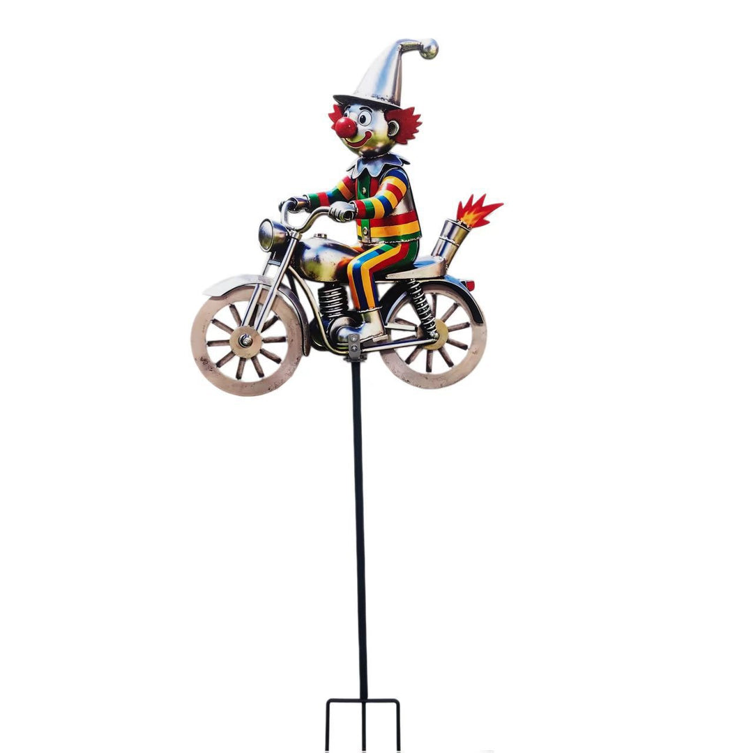 Garden Decor Clown Riding Motorcycle Kalsten