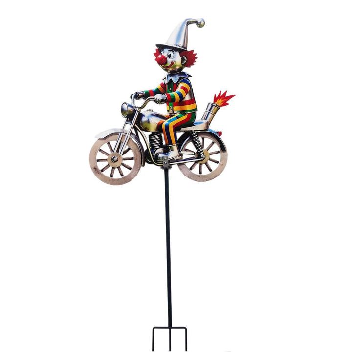 Garden Decor Clown Riding Motorcycle Kalsten