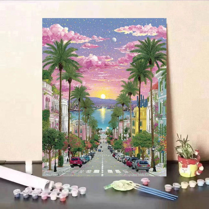 DIY Scenic Coastal Painting Kit Kalsten