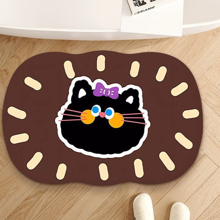 Cute Elephant-Themed Bath Mat