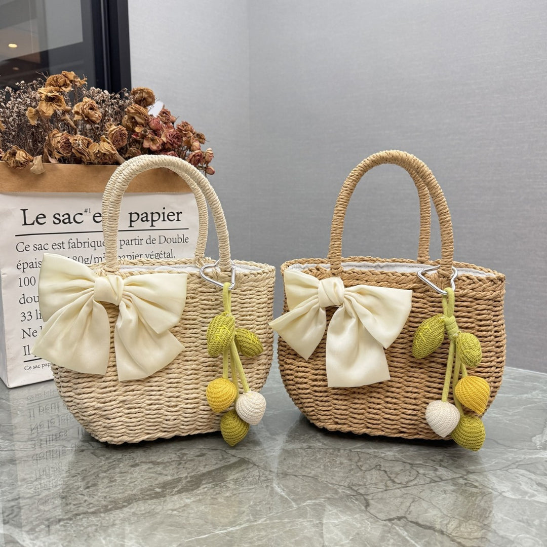 Playful Rattan Handbag Kalsten
