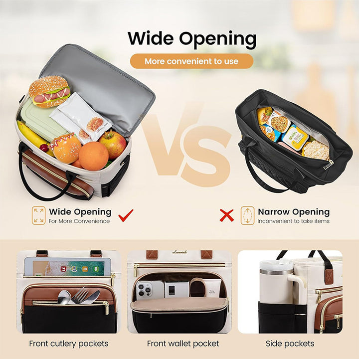Elegant multifunctional handbag with numerous compartments Kalsten