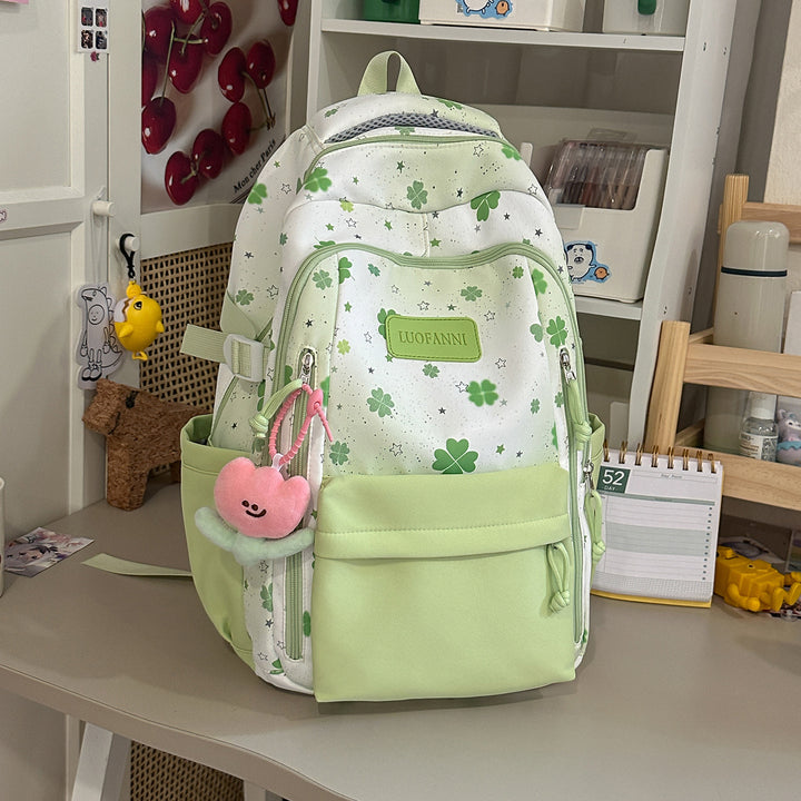 Stylish Floral Print Student Backpack Kalsten