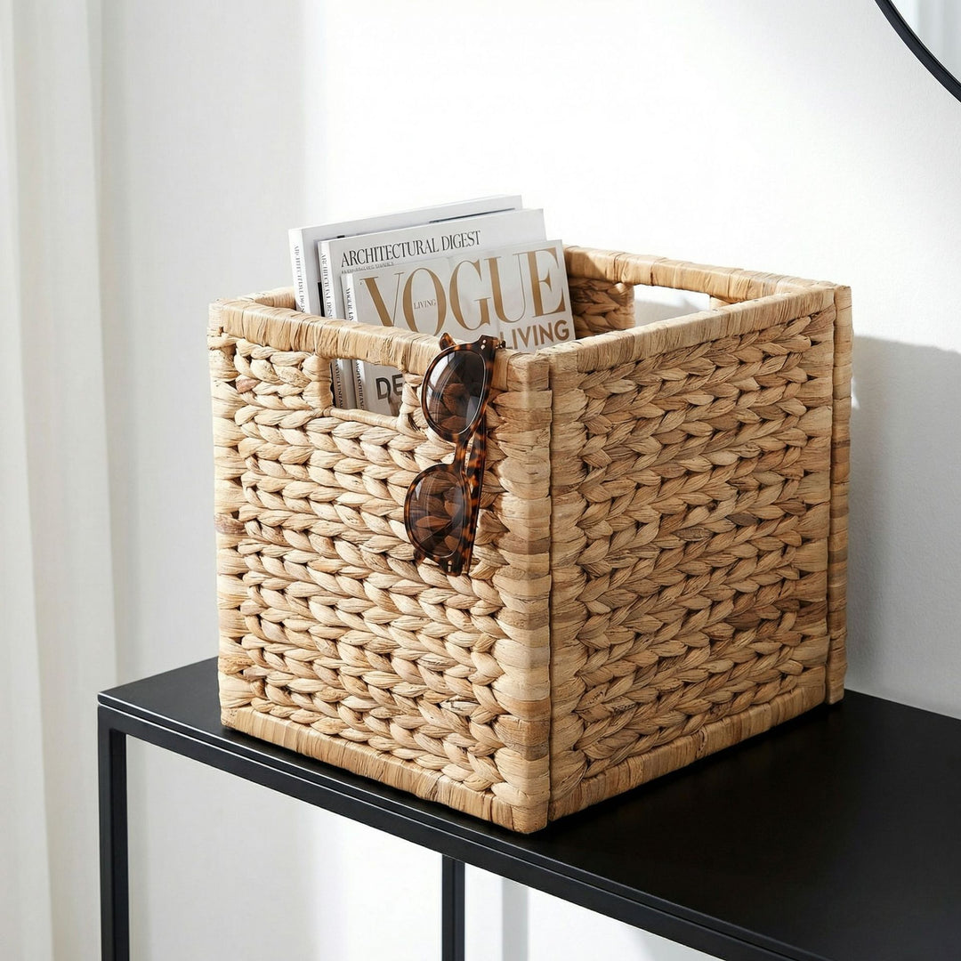 Practical storage basket made of braided material Kalsten