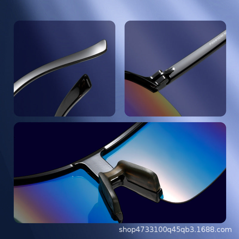 Women Sports Sunglasses with Wide Frame and Integrated UV Protection Kalsten