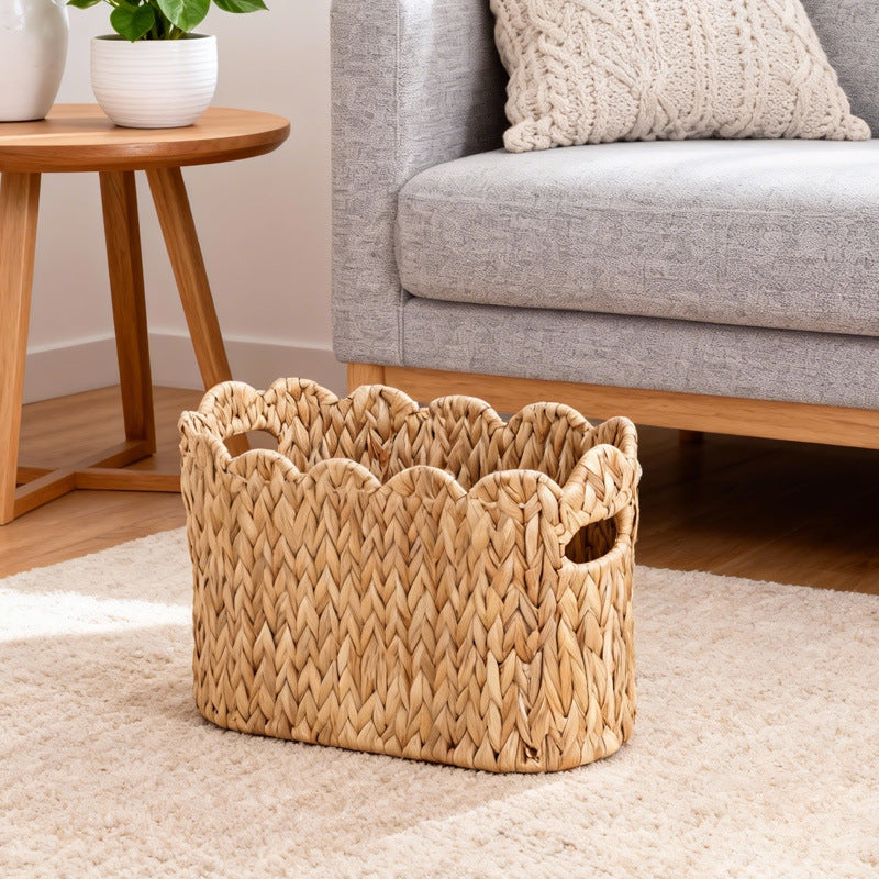 Handwoven Natural Fiber Storage Organizer Kalsten