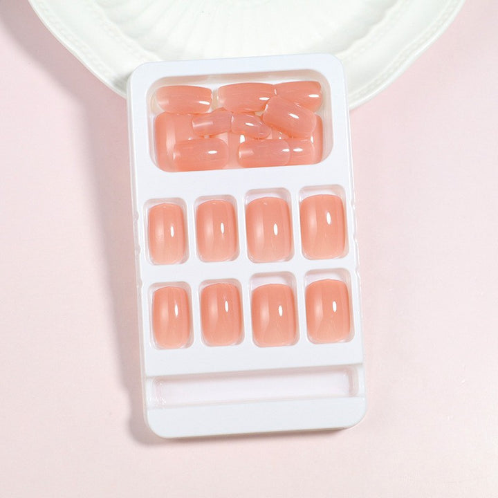 Natural Glossy Press-On Nail Set Kalsten