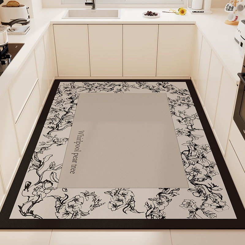 Playful Animal-Themed Non-Slip Kitchen Mat